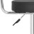 Contemporary Vinyl Adjustable Height Barstool with Arms and Chrome Base-861379311-861379305-886651502