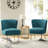 Euclid Velvet Side Chair-1056414008