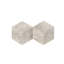 Carreau de marbre hexagonal, marbre gris de Carrare, marbre naturel, pour mur et plancher, carreau de marbre poli, pierre naturelle, 1 boîte de 12 pièces