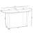55.12"-70.87" Extendable Dining Table with removable extension leaves