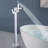 Topcraft Single Handle Floor Mounted Freestanding Tub Faucet with Handheld Shower-73021192