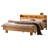 Solid North American Oak Wood Standard Bed