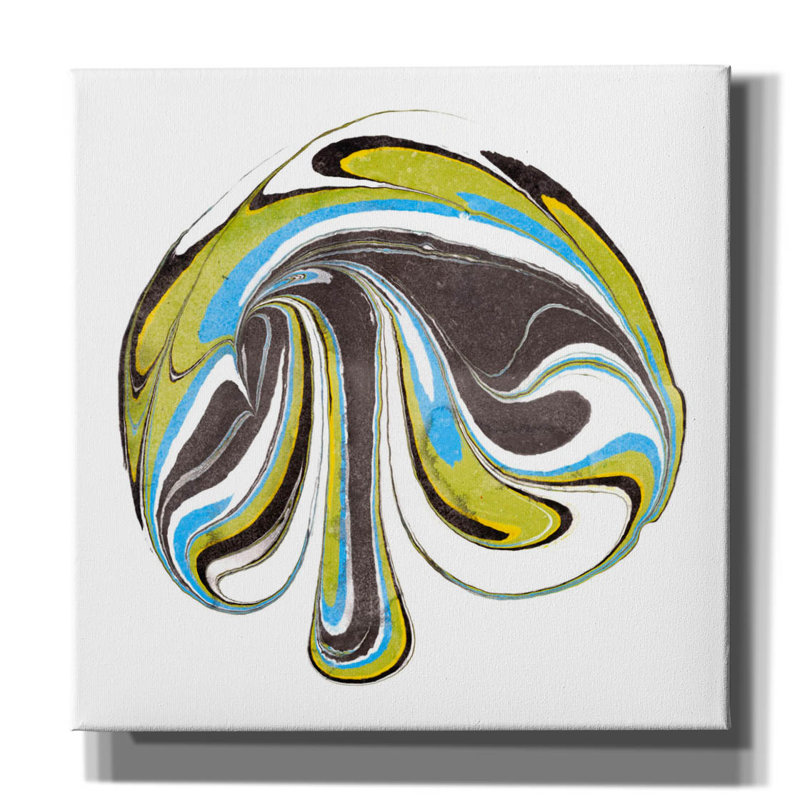 «Citrine Momentum 3» par Alicia Ludwig, art mural sur toile
