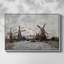 Windmills près de Zaandam, 1871 - Claude Monet, toile tendue avec châssis-132875456-132875463