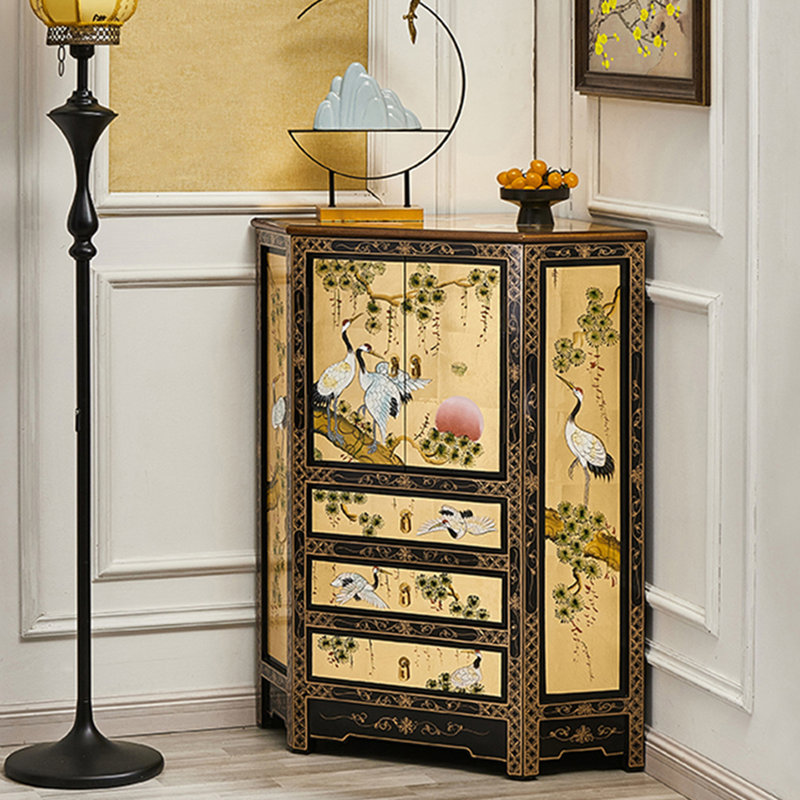 Commodes décoratives peintes de coin classiques