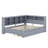 Wooden DayBed with 2 Drawers, Shelf and USB Charging Ports-99837540-99837538