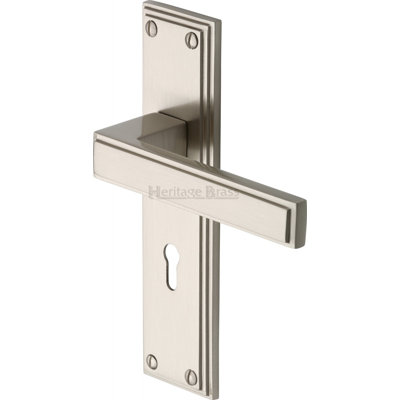 Heritage Brass Heritage Door Handle Lever Lock Atlantis Design