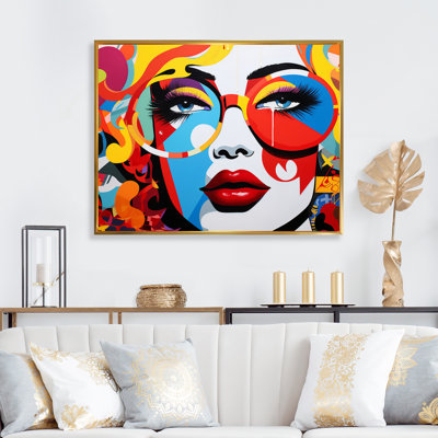 Pop Art Iconography Portrait III - Pop Art Canvas Print