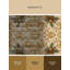 Tapis abstrait moderne et contemporain lavable à la machine Bucktown Christmas - beige-724163395