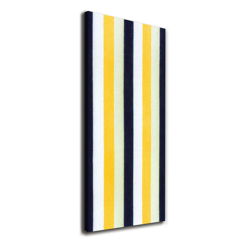 Striped Background - Wrapped Canvas Print