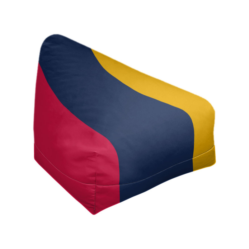 Housse de sac de pois standard Atlanta, Rouge écarlate / bleu marine / doré