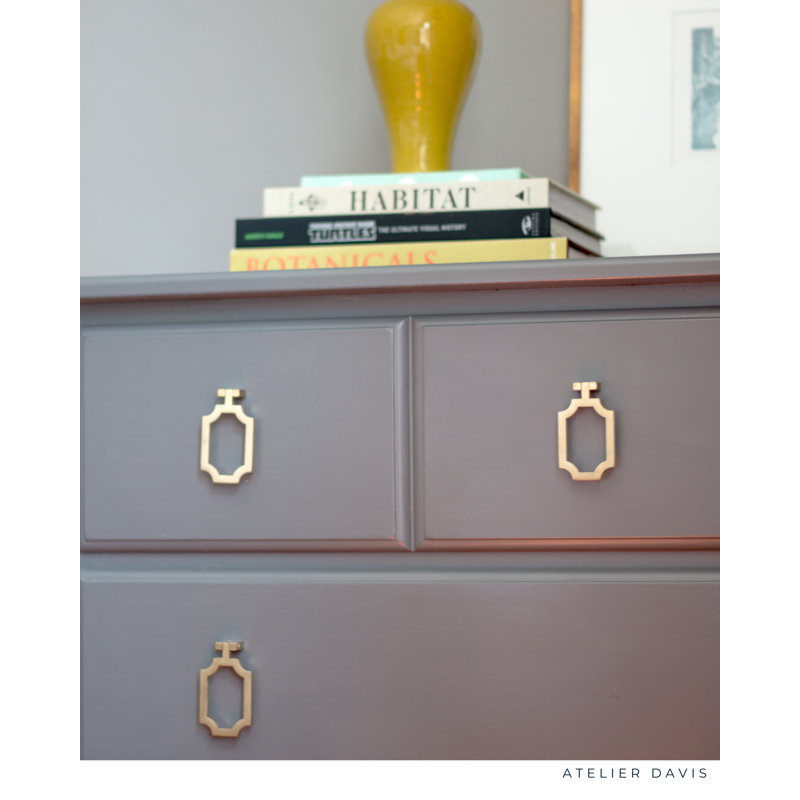 Classic Ring Pull, Satin Brass