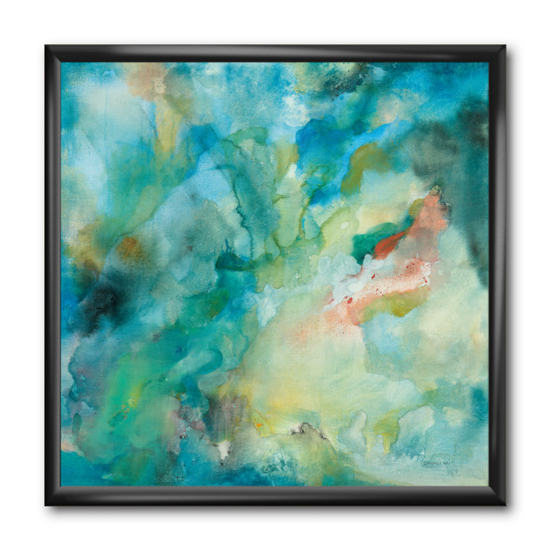 Interstellar - reproduction d'art sur toile, H 30 po x l 30 po x P 1 po, Cadre noir