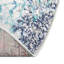 Tapis bleu turquoise à motif animalier Orason-411264680