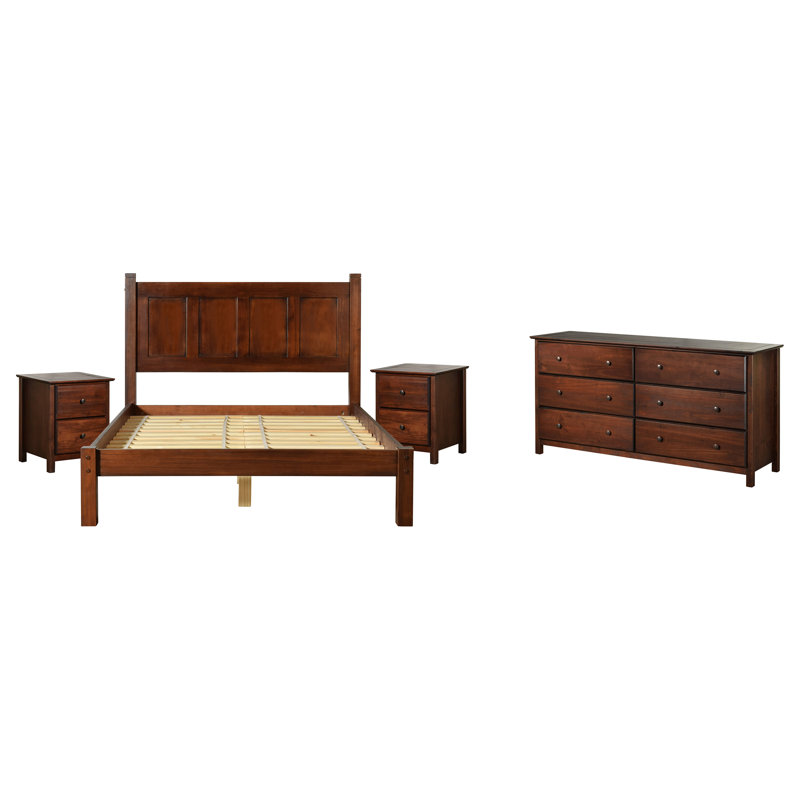 Solid Wood Piece Bedroom Set