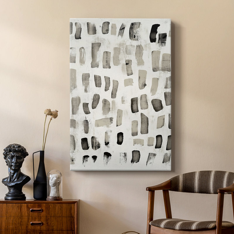 ABSTRACT Series DLXVI -Custom Wrapped Gallery Cavas, 18" H x 12" W