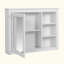 Armoire à pharmacie, armoire de rangement de salle de bain murale, armoire de salle de bain moderne avec miroir, armoire à pharmacie, armoire à miroir avec 1 tablette réglable