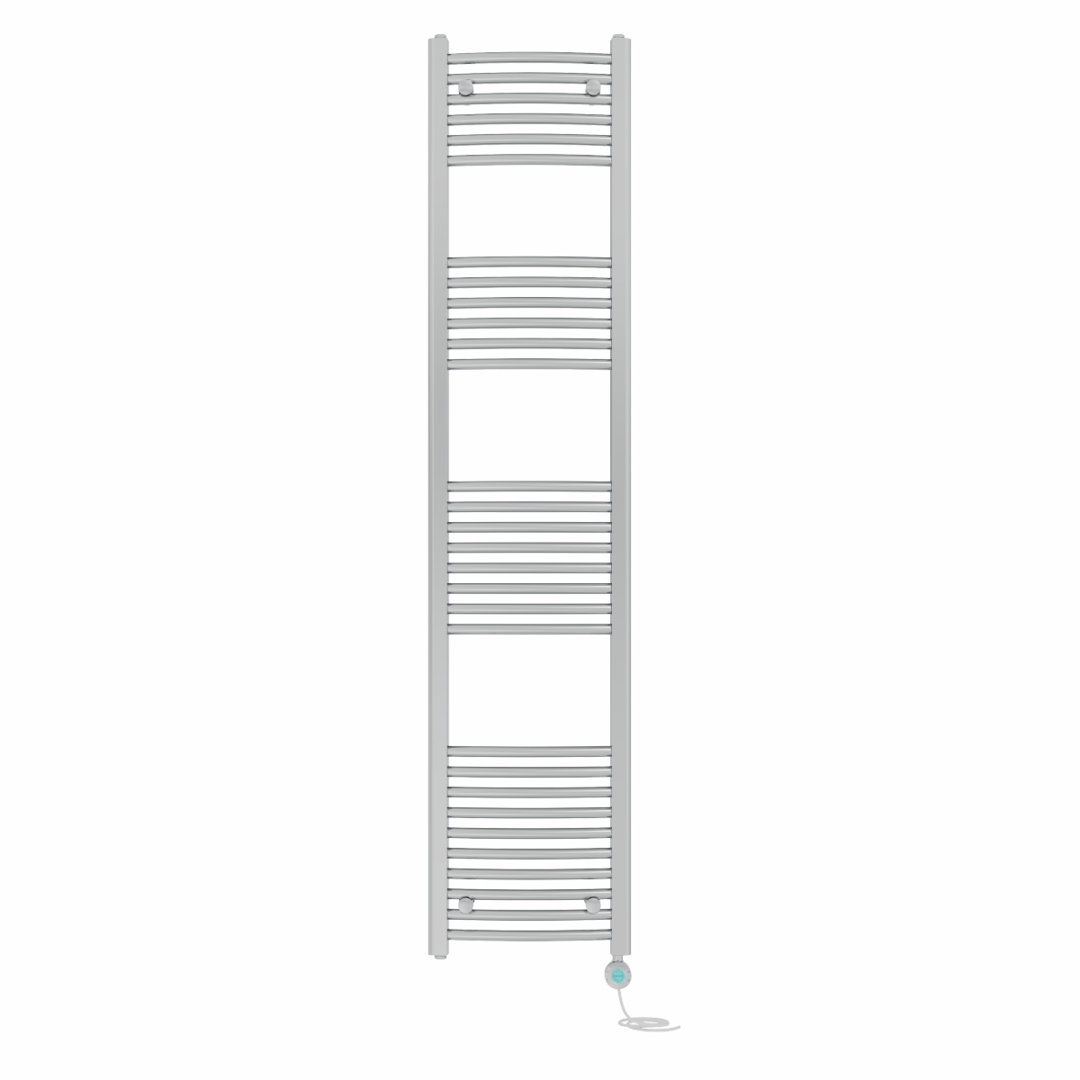 Curved Prefilled Electric Heated Towel Rail