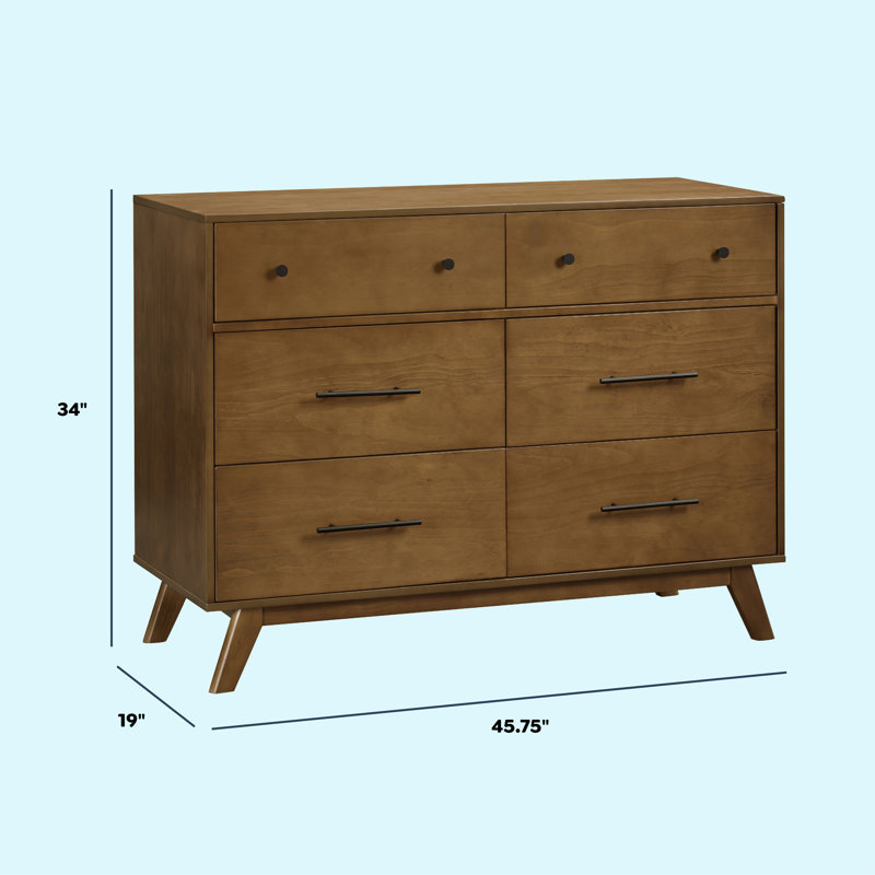 Commode 6 tiroirs Otto, Noyer