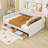 Queen Upholstered Daybed with USB Charging and Storage Drawers-1402547749
