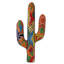 Décoration murale désert en céramique Saguaro