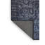 Tapis de zone bleu ardoise contemporaine-800123247