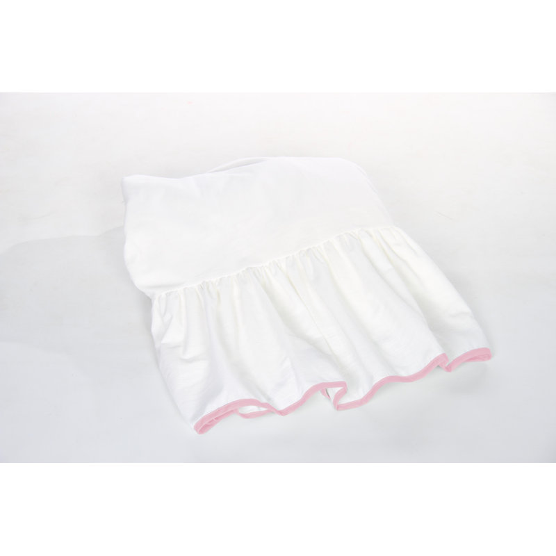Unique Tailored Bed Skirt, Pink