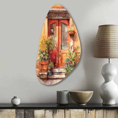 Gardendale - Farm Door Floral Fall Shape Irregular Metal Wall Decor