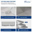 Station de travail sous-comptoir en acier inoxydable 60/40-122919460-129160740