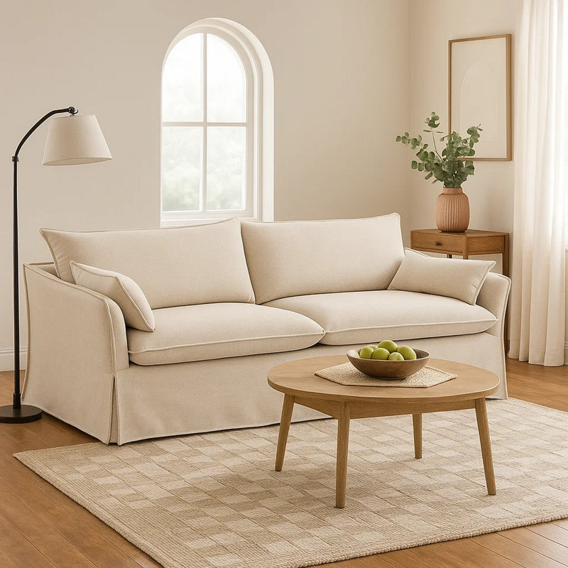 Canapé moderne avec 2 coussins Seya