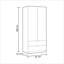 Bawi Solid Wood Wardrobe