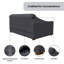 Housse pour causeuse de 52,75 po Melrose