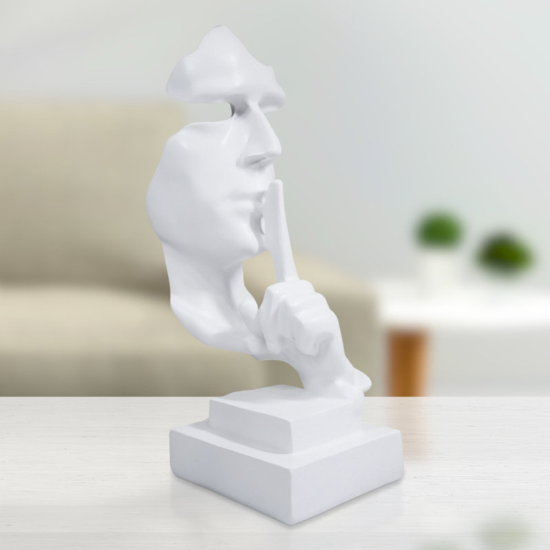 Objet de décoration Fidler, Blanc