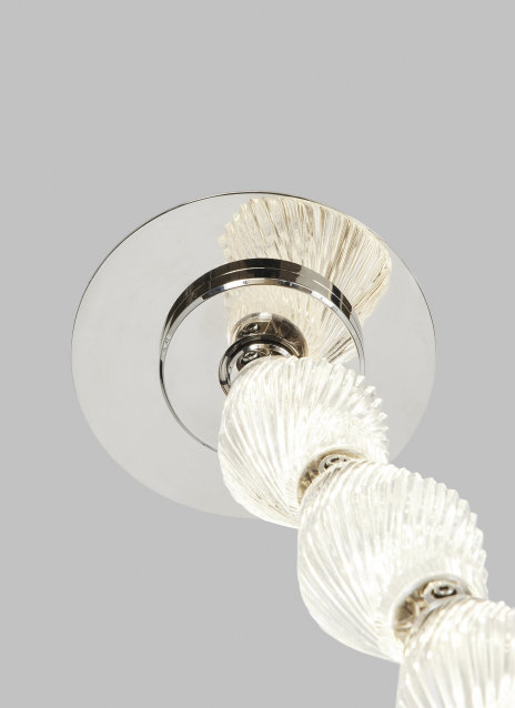 Collier 1 - Light LED Chandelier, 2700, 143.9" H x 2" W x 2" D