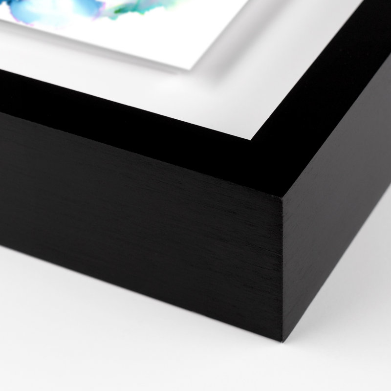 Ethereal Print by Julie Pelaez, Black, 40" H x 48" W x 2.5" D