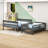 Wood Twin XL Over Queen Bunk Bed With Guardrails And Ladder, Convertible To 2 Beds-2129293811