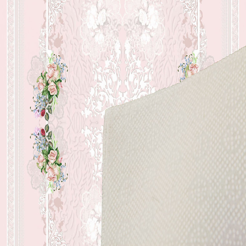 Dominy Flatweave White/Pink/Green Rug, Rectangle 140 x 220 cm
