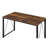 Rectangular Writing Desk With Metal Base-1937858050-1937858049