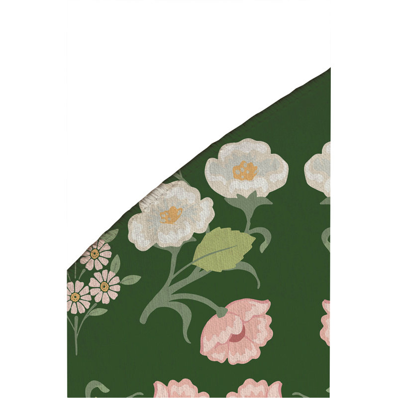 May Flowers Outdoor Rug, Round 5'
