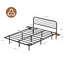 Floating Metal Bed Frames with Headboard Side Shelves, Lighting & Charge-110341386