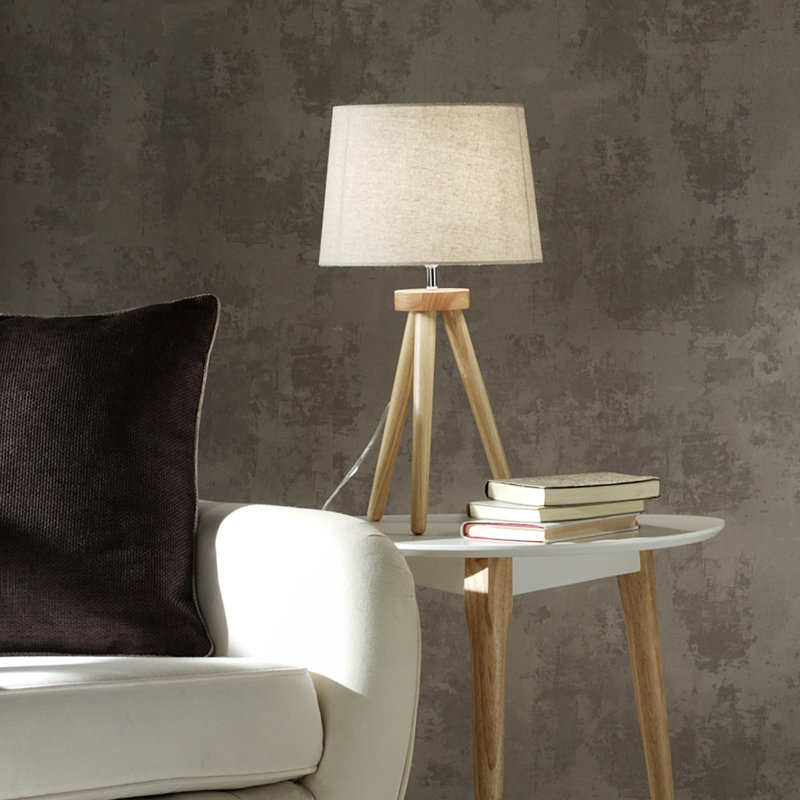 Oscar Wood Tripod Lamp