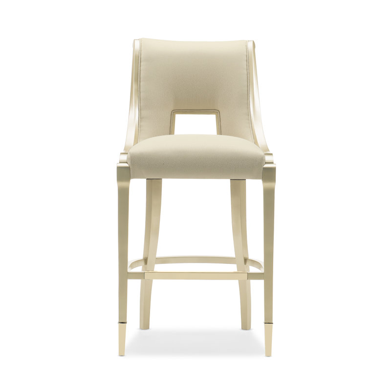 Caracole Classic Upholstered Counter Stool, Bar Stool (29.63" Seat Height)