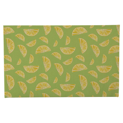 Summer Lemon Non-Skid Bath Mat