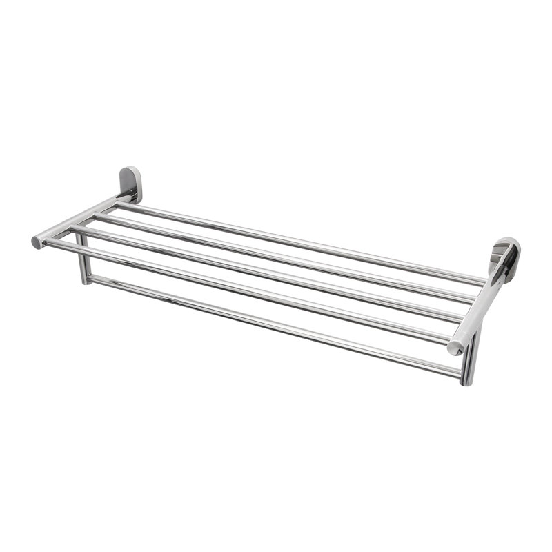 Tablette murale, Chrome poli