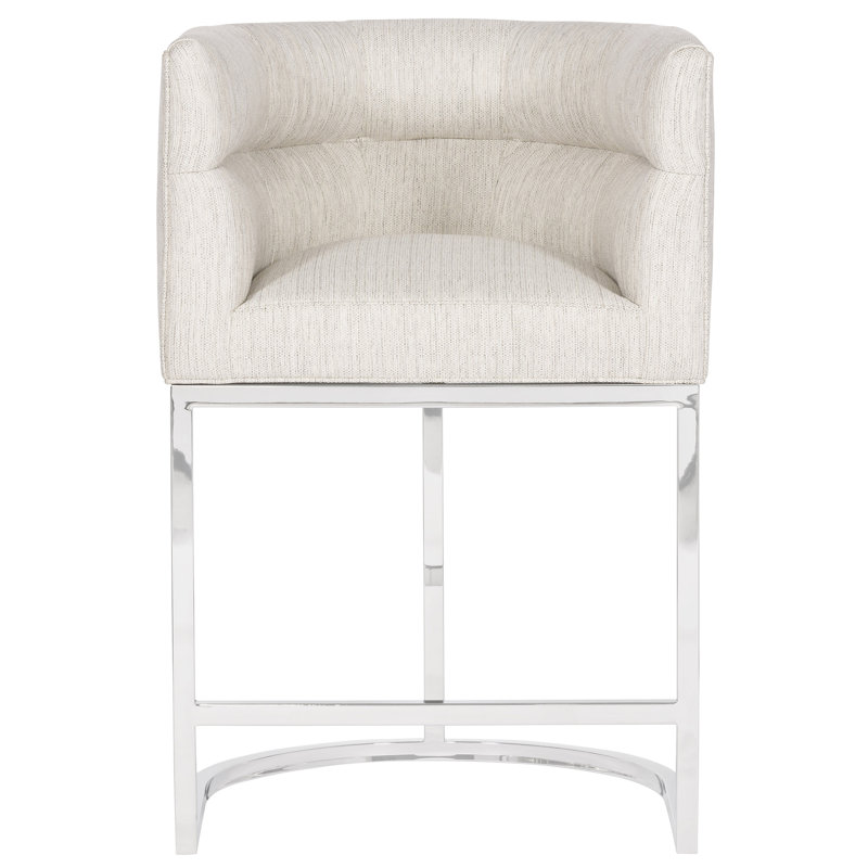 Tabouret de comptoir Make It Yours, Nickel poli, Tabouret de comptoir (assise de 26 po de hauteur)