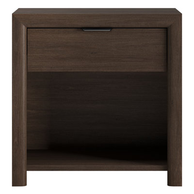Clara 24" Rectangular Nightstand in Brown Oak