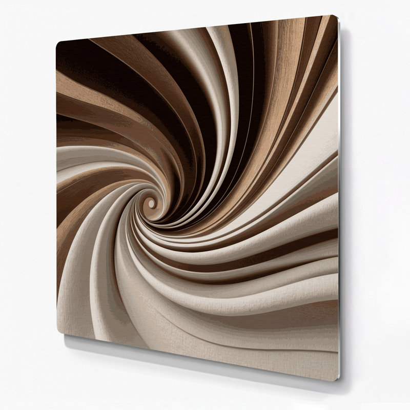 Gradient Abstract 60, art mural gris en métal, H 16 po x l 16 po