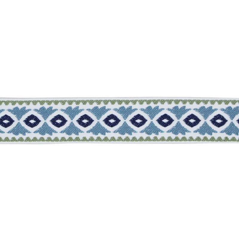 Border Fabric, Aquamarine
