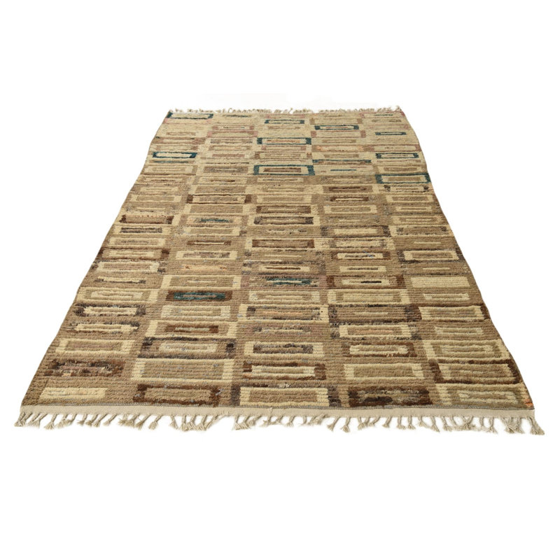 Tapis brun clair 5 x 8 po Philip