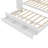 Functional Twin Daybed with Trundle, Storage Drawers, Side Shelves and Desk, Ideal for Space - Saving and Comfortable Living-547935143-547935140